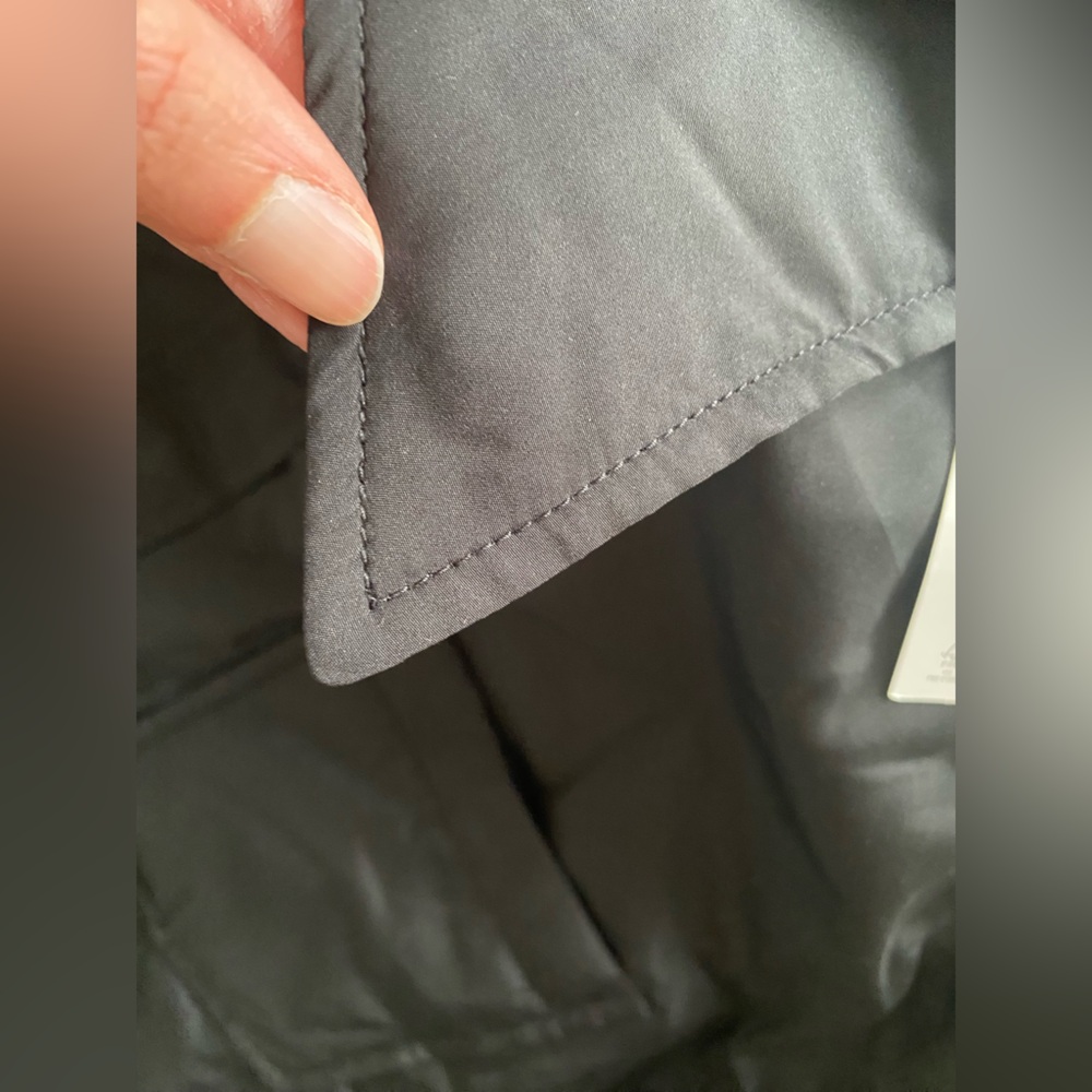 Zara Black Water Repellent Quilted Overshirt shirt Jacket button closure NWT - Picture 16 of 16